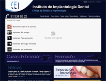 Tablet Screenshot of institutocei.com